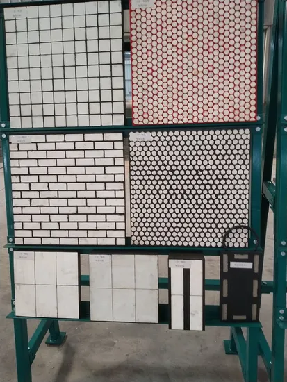 Ceramic Tiles Embedded Urethane Impact Panel
